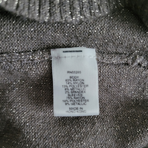 Express Design Studio sparkly ruffle sweater - Picture 5 of 6